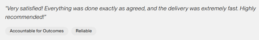 Client review